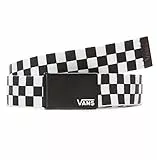 Vans Deppster II Web Belt Cinturón, Negro (Black/White), Talla única para Hombre