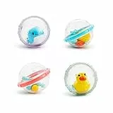 Munchkin juguete de baño flota y juega con burbujas, pack de 4