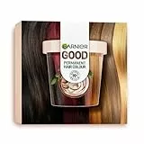 GARNIER GOOD Coloración Permanente Premium Starter Kit, Color Brillante 8 Semanas, 100% Cobertura de Canas, 90% Origen Natural, Sin Amoniaco, Vegano, Cruelty Free, 6.0 Castaño Mocaccino