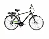 Swifty Routemaster Bicicleta eléctrica híbrida - 7 velocidades Shimano - Hasta 25 millas con una carga - Neumáticos Kenda - Frenos de disco - Llantas de aleación de doble pared - para adultos