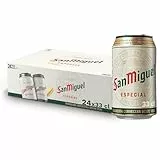 San Miguel Especial Lager, Pack 24 Latas x 33cl, Cerveza Premium Española, Calidad Tradicional y Sabor Refrescante, 5.4% Volumen de Alcohol