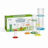 Learning Resources- Set de Cilindros graduados para científicos Principiantes, 3+ años, Laboratorio, Instrumentos de medición para niños, Kits didácticos de Ciencias, Multicolor, Talla única (95813)