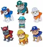 Rubble & Crew - Pack 7 Figuras Cachorros - Patrulla Canina Juguetes - Juegos Infantiles - 6067084 - Juguetes Niños 3 años + - Regalo Niño 3 años +