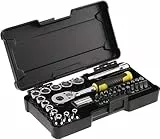 STANLEY FATMAX Grapadora 6 en 1, Compacta, Fácil Carga de Grapas, Cuerpo de Abs Reforzado, Intensidad Variable, Mango de Agarre Suave, Acepta 6 Tamaños de Grapa -FMHT6-70868