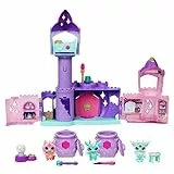 Magic Mixies Mixlings Magic Castle Playset Super Pack, Juego expandible con Varita mágica Que Revela 5 Momentos mágicos y 2 calderos de coleccionista, para niños de 5 años en adelante, Exclusivo de