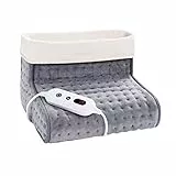 Calentador de Pies Promed KFS-100, Funda Eléctrica para Pies con 3 Niveles de Temperatura y Apagado Automático, Hasta El Número de Zapatos 46, Protección Contra El Sobrecalentamiento