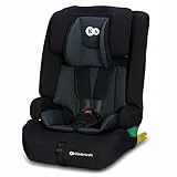 Kinderkraft SAFETY FIX 2 I-SIZE 75-150 cm Silla coche grupo 1 2 3 isofix, Asiento amplio y blando para niño, Arnés interior de 5 puntos, Reposacabezas ajustar, Reductor modular, Negro