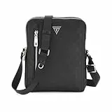 GUESS Bolso bandolera texturizado negro Torino, Negro, Onesize, Negro , Talla única