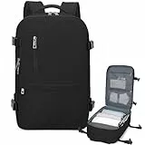 Xkdoai Mochila Viaje Cabina Avion 40x20x25 Mochila para Ryanair 40x20x25, Mochila Cabina Bajo Asiento Bolsa de Viaje Impermeable Equipaje de Mano con Hebilla de Pecho y Bolsa Antirrobo