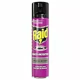 Raid ® Spray Insecticida - Aerosol Multi-Insectos, para todo tipo de insectos, Eficacia inmediata, Unidad, 400ml