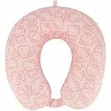FUL Hello Kitty - Almohada para el Cuello, de Espuma viscoelástica, Accesorios de Viaje para avión, Coche y Oficina, cómoda y Transpirable, Color Rosa