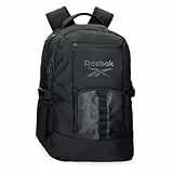 Reebok Truck one Mochila doble Compartimento Negro 34x46x15 cms Poliéster 23,46L by Joumma Bags
