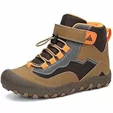 Mishansha Niños Zapatillas de Senderismo Ligeras Antideslizante Zapatos para Trekking Montaña Botas Unisex Transpirables Niño Sneakers Calzado Casuales Marrón 24 EU
