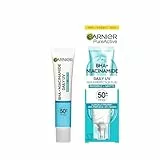 Garnier Pure Active Fluido Anti-imperfecciones Anti-UV Diario FPS50+ con BHA y Niacinamida, acabado Mate e Invisible, para pieles grasas con tendencia acneica, 40 ml