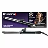 Remington Rizador de Pelo Pro Spiral Curl, Ondulador de Pelo con Pinza de 19 mm, Crea Rizos Definidos, Cerámica con Titanio, Turmalina, Protección y Brillo, 8 Temperaturas hasta 210°C, CI5519