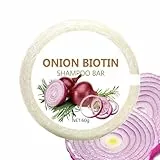 Cebolla Romero Champú Jabón 60g, Onion Biotin Shampoo Bar, Hidratante Romero Cebolla Champús Barra, Profundamente Nutritivo Champú Barra Biotina Limpio Para Crecimiento Cabello, Para Todo Tipo Cabello