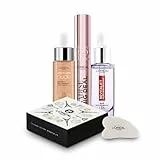 L'Oreal Paris Make-up Designer y skincare Cofre serum Accord tono 2-3, Big Deal mascara de pestañas y serum filler anti-arrugas 30ml