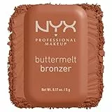 NYX Professional Makeup Buttermelt Bronzer, Polvo Bronceador con Fórmula Vegana de 12H de Duración, Resistente a Transferencias, con Manteca de Mango, Karité y Almendra, Butta Ballin