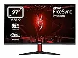 acer Nitro KG272G (60cm 27' FHD ZeroFrame IPS 200Hz 16:9 1ms/0.5ms(GTG, Min.) 250nits 2xHDMI DP MM Audio out HDR10 FreeSync Premium EU MPRII Black H.Cable x1 AMZ DI) Monitor PC Gaming, Color Negro