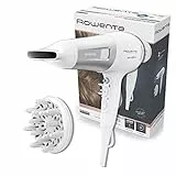 Rowenta Powerline CV5930 - Secador de pelo iónico con tecnología Ionic Booster, ahorro de energía, golpe de aire frío, 6 ajustes de velocidad/temperatura, protección térmica, 21,8 cm
