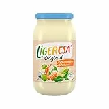 Ligeresa Salsa en Tarro Original, Apta para vegetarianos, 425 ml