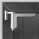 Cierrapuertas sin necesidad de taladrar, cierrapuertas MARIE automático para puertas interiores ligeras, mini cierrapuertas para puertas DIN izquierda/derecha, totalmente metálico, vida útil más larga