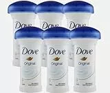 Rayni Beauty Deals Dove Desodorante Stick Crema Hidratante Champiñones - Original - 50 ml (Paquete de 6)