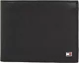 Tommy Hilfiger Cartera Hombre Eton Trifold con Monedero, Negro (Black), Talla Única