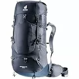 Deuter Mochila Aircontact Lite 50 + 10 black-marine S/L UNISEX ADULTOS