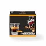 Caffé Vergnano 1882 Cápsulas Café Compatibles Nescafé Dolce Gusto, Nápoles - 1 packs x 12 cápsulas