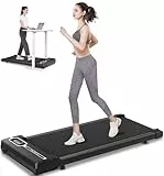 HomeFitnessCode Cinta de Correr 3 en 1 Plegable con Inclinación 5% – Walking Pad Eléctrico 8 km/h, Motor 2.5HP, Superficie Ancha 40 cm, Pantalla LCD y Mando, 140 kg – para Hogar y Oficina (Negro)