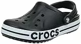 Crocs Zuecos Bayaband para Mujer Y Hombre. Cómodos, Divertidos, Transpirables, Resistentes Y Fáciles De Limpiar. 36-37 EU Black/White