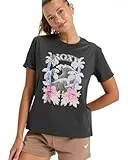 Roxy OCEANREGULAR Poster Camiseta, Phantom, Medium Women's