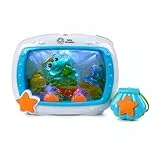 Baby Einstein Sea Dreams Soother Máquina Ruido Blanco Bebé Juguete Cuna – Maquina Ruido Blanco Bebé con Control Remoto, Luces, Música y Sonidos Marinos para Dormir Recién Nacidos y Más
