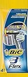 Bic - Flex 3 - Maquinilla de afeitar desechables - 4 unidades