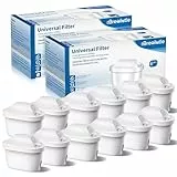 BREOILUTLE Juego de Cartuchos Filtro Agua - Compatible con Brita Maxtra+, Maxtra Pro, Style, Marell Jarras, Eliminación muy Eficaz del Cloro y Las Impurezas (12PCS-Classic)