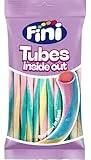 Fini Finipalo Tubes Insideout | Regaliz de Fresa Cubierto de Nube de Colores | Bolsa de 125 gr.
