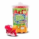 CRAZE Magic Slime - Yummies XL Pizzino | Slime Infantil en Colores neón con Diferentes Personajes para chupar - Juego de Slime en Lata de 600 ml, Colorido Slime Infantil sin residuos