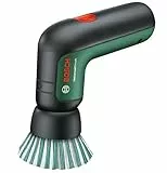Bosch Verde - Bosch Home and Garden Cepillo de Limpieza eléctrico UniversalBrush (Incluye batería de 3,6 V integrada, 1 Cable Micro USB y 4 Accesorios de Limpieza, en Caja de cartón)