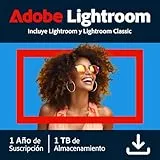Adobe Lightroom and Lightroom Classic 1TB | Código de activación enviado por email