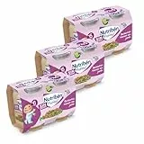 Nutribén Potitos Cena De Guisantes y Jamón Desde Los 6 Meses, 3 Bipacks (6 X 190 Gr.)