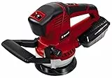 Einhell Lijadora orbital aleatoria TE-RS 40 E (400 W, velocidad de oscilación 12.000-24.000 rpm, diámetro de disco 125 mm, aspiración activa de polvo, caja de filtro)