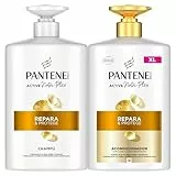 Pantene Pro-V Repara Y Protege Champú 1L, Acondicionador 800ml Con Dispensador, Pelo Seco Y Dañado. Limpia Y Protege Los Enlaces Capilares
