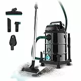 Cecotec Conga Rockstar Wet & Dry Steel Pro Tool Aspiradores en seco y húmedo, 1600 W, 30 Liters, Negro