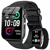 IOWODO Reloj Inteligente Hombre Mujer, Smartwatch Mujer con 2 Correas,1.91' Reloj Deporte con Funciún Llamadas y Whatsapp Mensajes Bluetooth,100 Modos Deporte para iOS Android Teléfono (Negro)