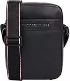 Tommy Hilfiger Bolso Bandolera Hombre Corp Mini Reporter pequeño, Negro (Black), Talla Única