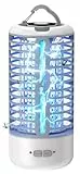 anysun Mata Mosquitos Electrico, Lampara Antimosquitos con Luz LED para Interior y Exterior, Antimosquitos Electrico de 3000V Resistente al Agua para el Hogar, Patio, Jardín y Camping