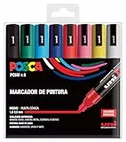 UNI Posca Set PC 5M Basic - Pack 8 rotuladores