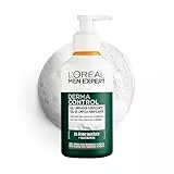 L'ORÉAL Paris Men Expert Derma Control Gel Limpiador Purificante con Ácido Salicílico y Niacinamida para Hombre con Piel Grasa y Tendencia Acneica. Reduce las Manchas y Marcas Post Acné, 260ml