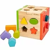 WOOMAX - Cubo Actividades Encajar Piezas Madera (42139)